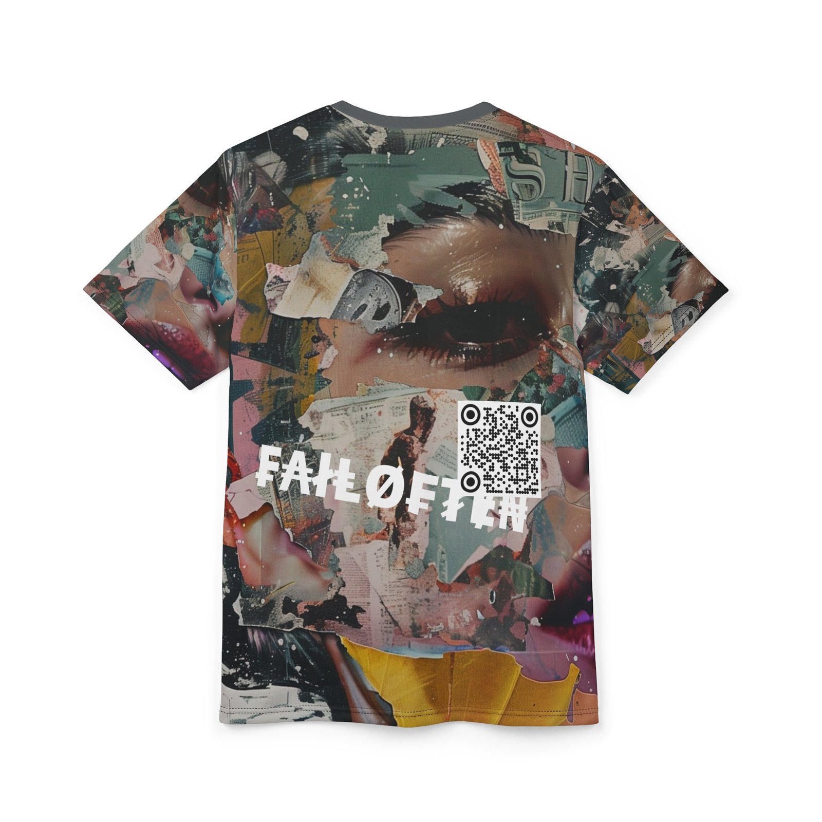 CRUSHED Unisex Cut & Sew Tee by FAILOFTEN - Image 4